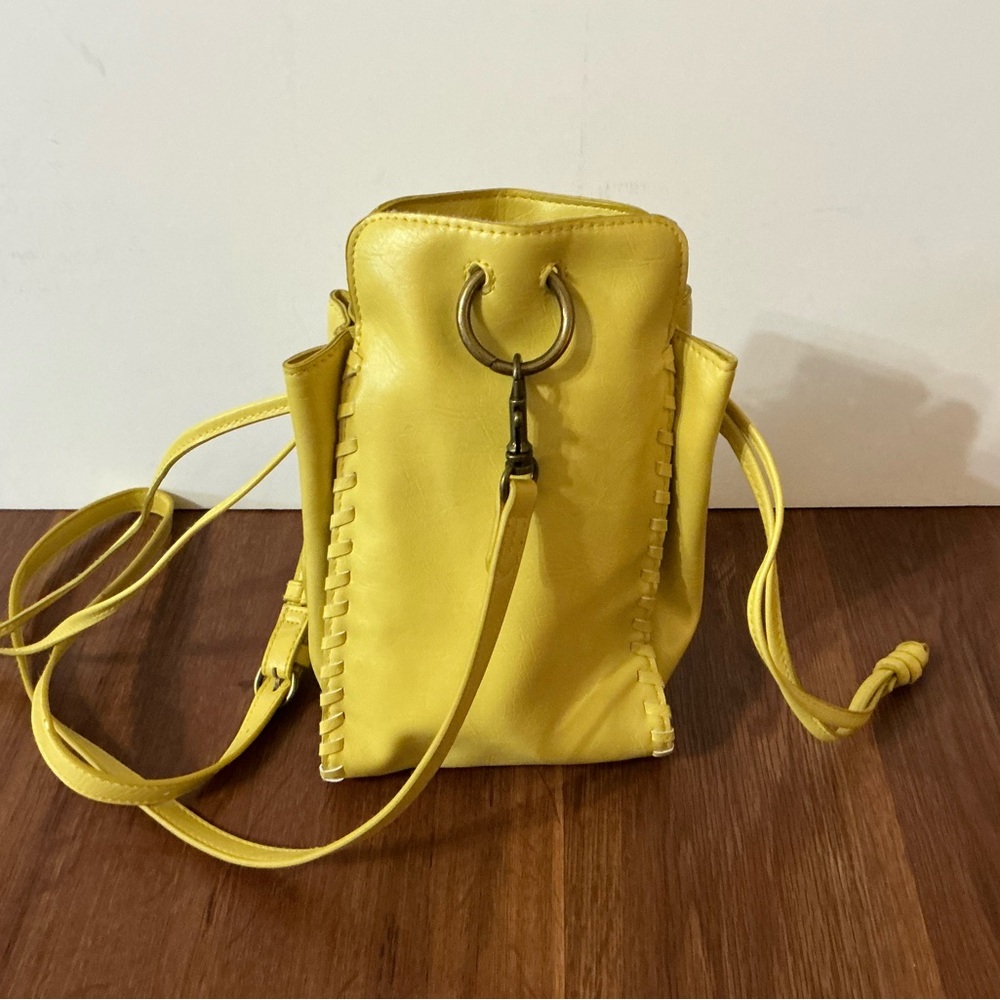 Universal Thread Yellow Crossbody Bag With Drawstring